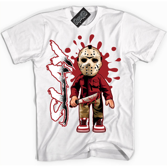 Cool White graphic tee with “ Slay ” print, that perfectly matches Lost And Found 1s sneakers 