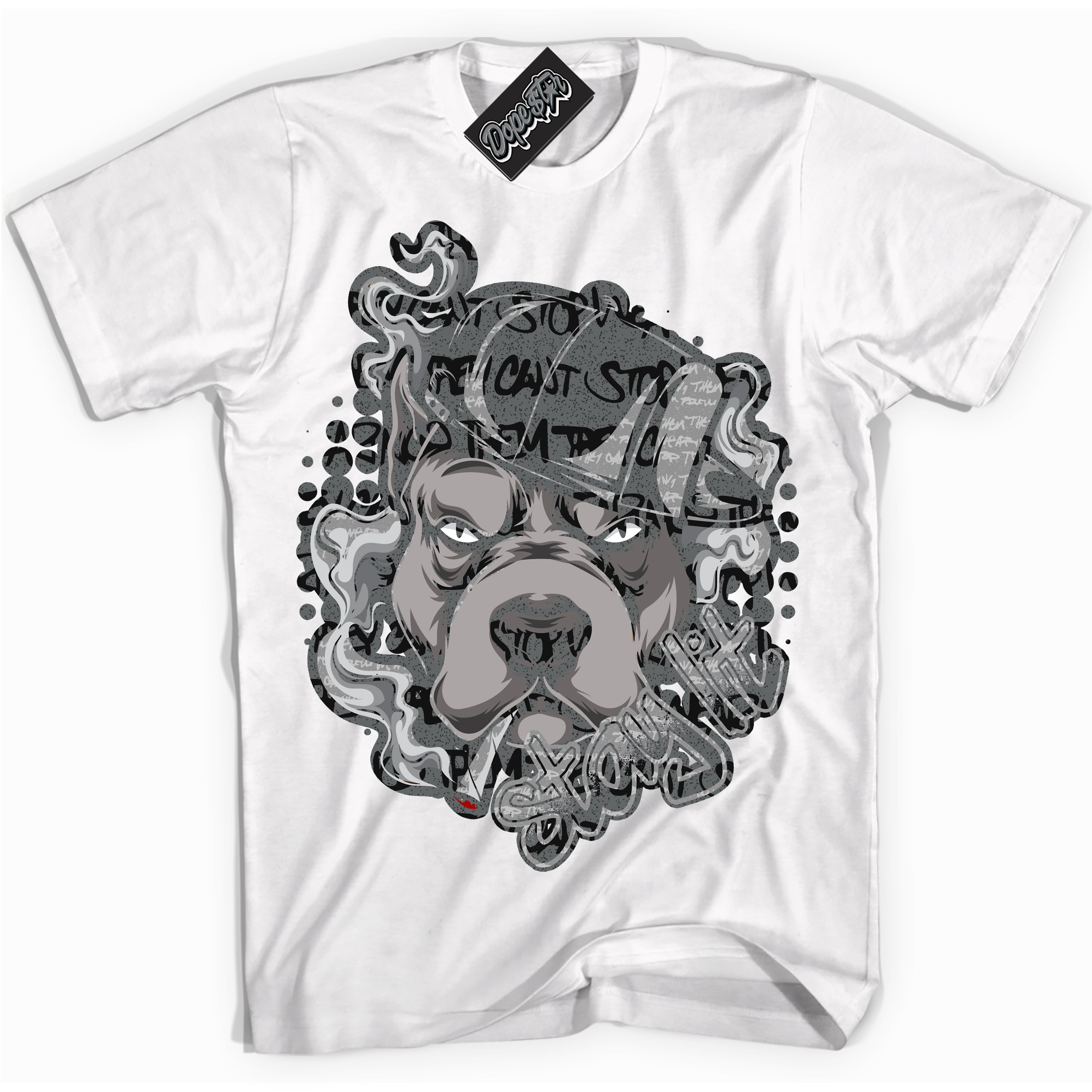 Cool White Shirt with “ Stay Lit ” design that perfectly matches Rebellionaire 1s Sneakers.