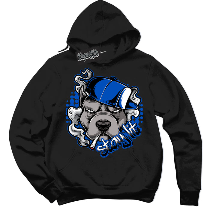 Dunk Low Astronomy Blue 'Stay Lit' Hoodie – Black Streetwear Sweatshirt | Sneaker Matching Hoodie for Dunk Low Astronomy Blue | Men's & Women's Streetwear Outfit by Sneaker Shirts Outlet.

