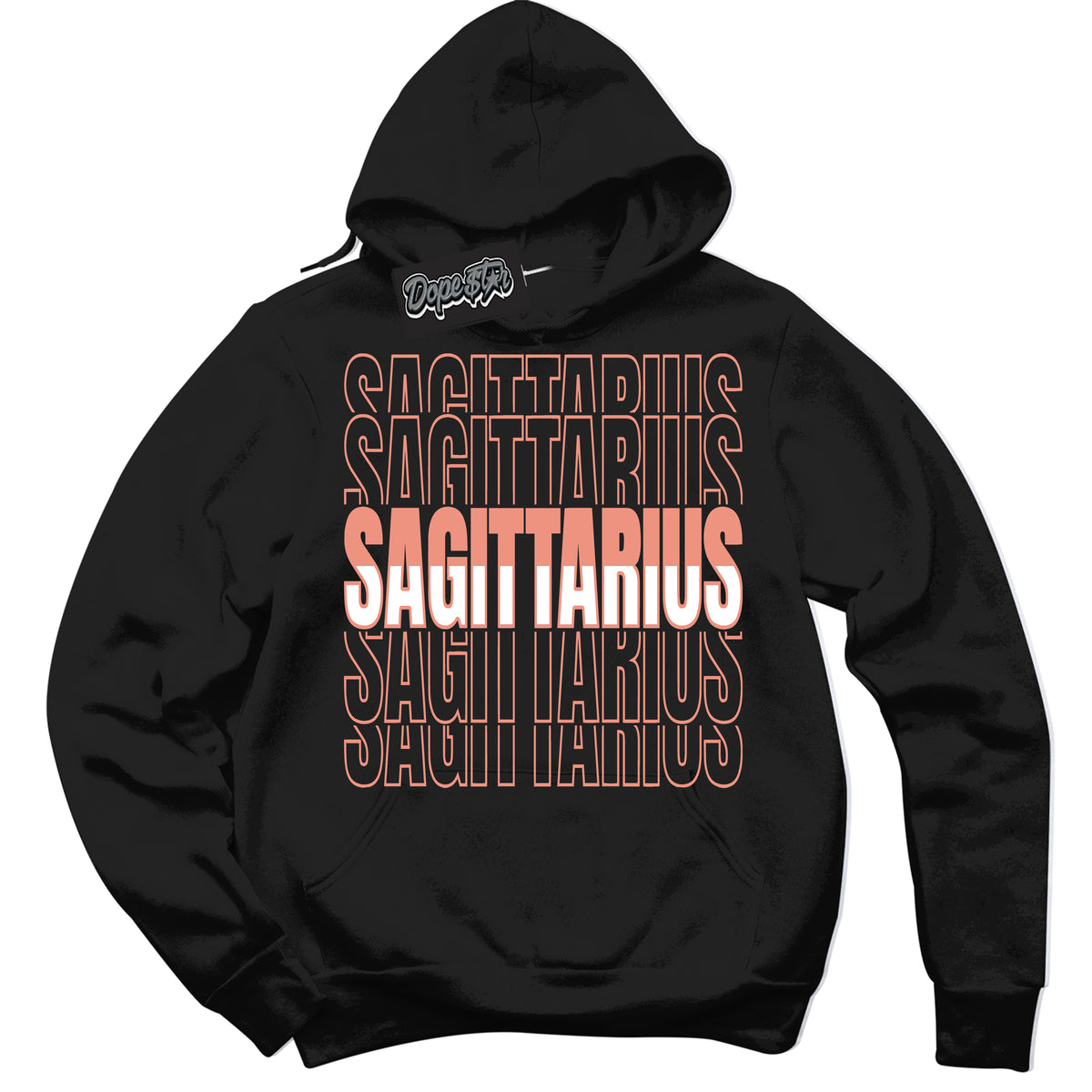 Dunk Low Light Wild Mango 'Sagittarius' Hoodie – Black Streetwear Sweatshirt | Sneaker Matching Hoodie for Dunk Low Light Wild Mango | Urban Fashion for Sagittarius | Men's & Women's Streetwear Outfit by Sneaker Shirts Outlet.
