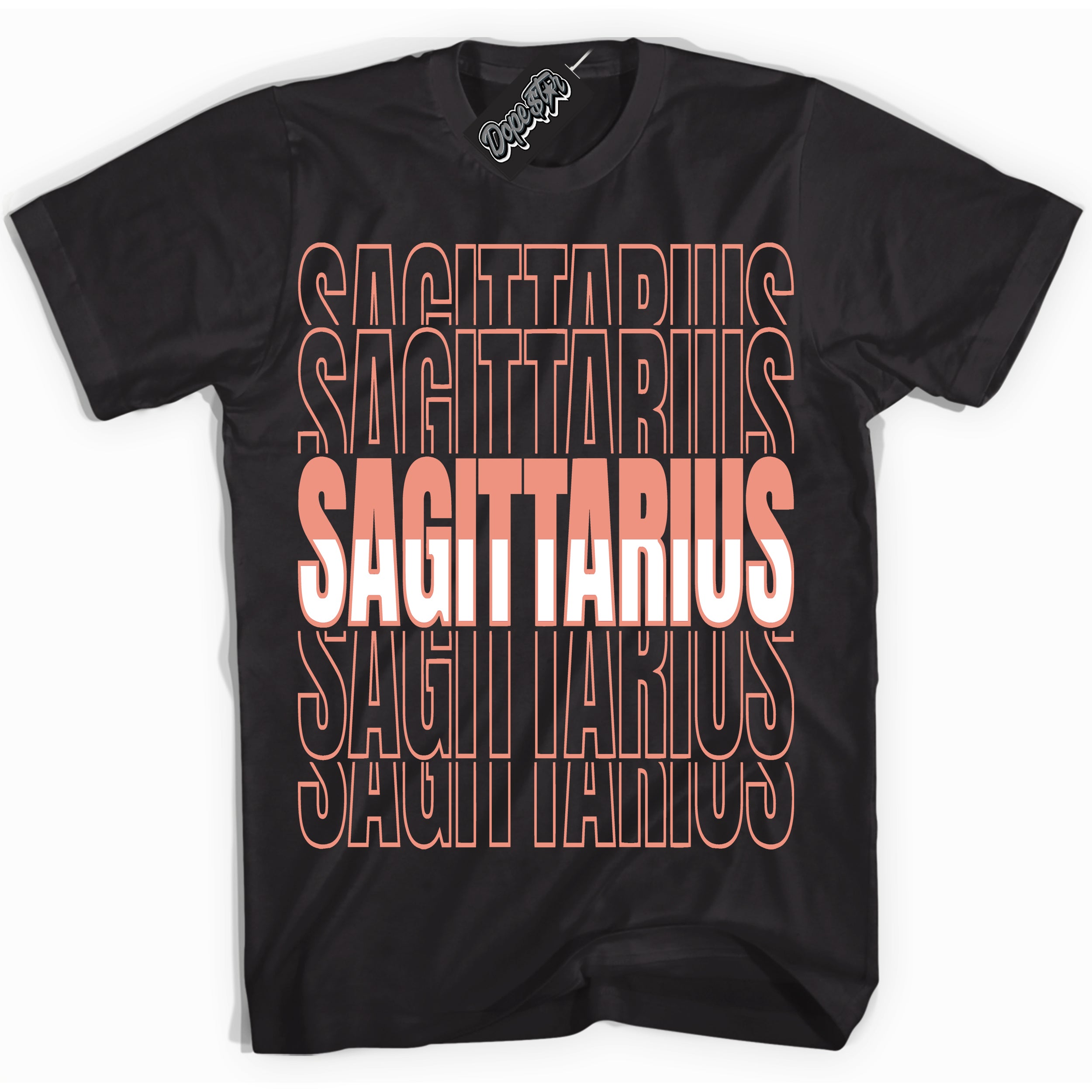 Dunk Low Light Wild Mango 'Sagittarius' Shirt – Black Streetwear T-Shirt | Sneaker Matching Tee for Dunk Low Light Wild Mango | Urban Fashion for Sagittarius | Men's & Women's Streetwear Outfit by Sneaker Shirts Outlet.