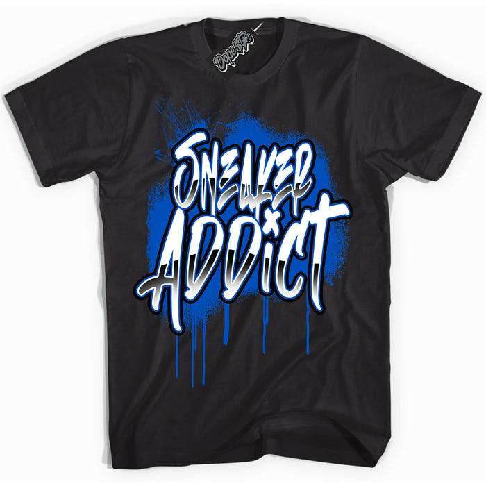 Dunk Low Astronomy Blue 'Sneaker Addict' Shirt – Black Streetwear T-Shirt | Sneaker Matching Tee for Dunk Low Astronomy Blue | Men's & Women's Streetwear Outfit by Sneaker Shirts Outlet.