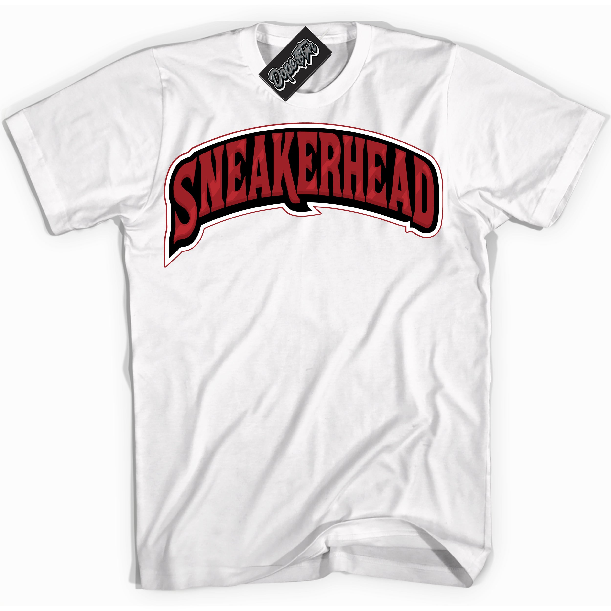 Cool White graphic tee with “ Sneakerhead ” print, that perfectly matches Lost And Found 1s sneakers 