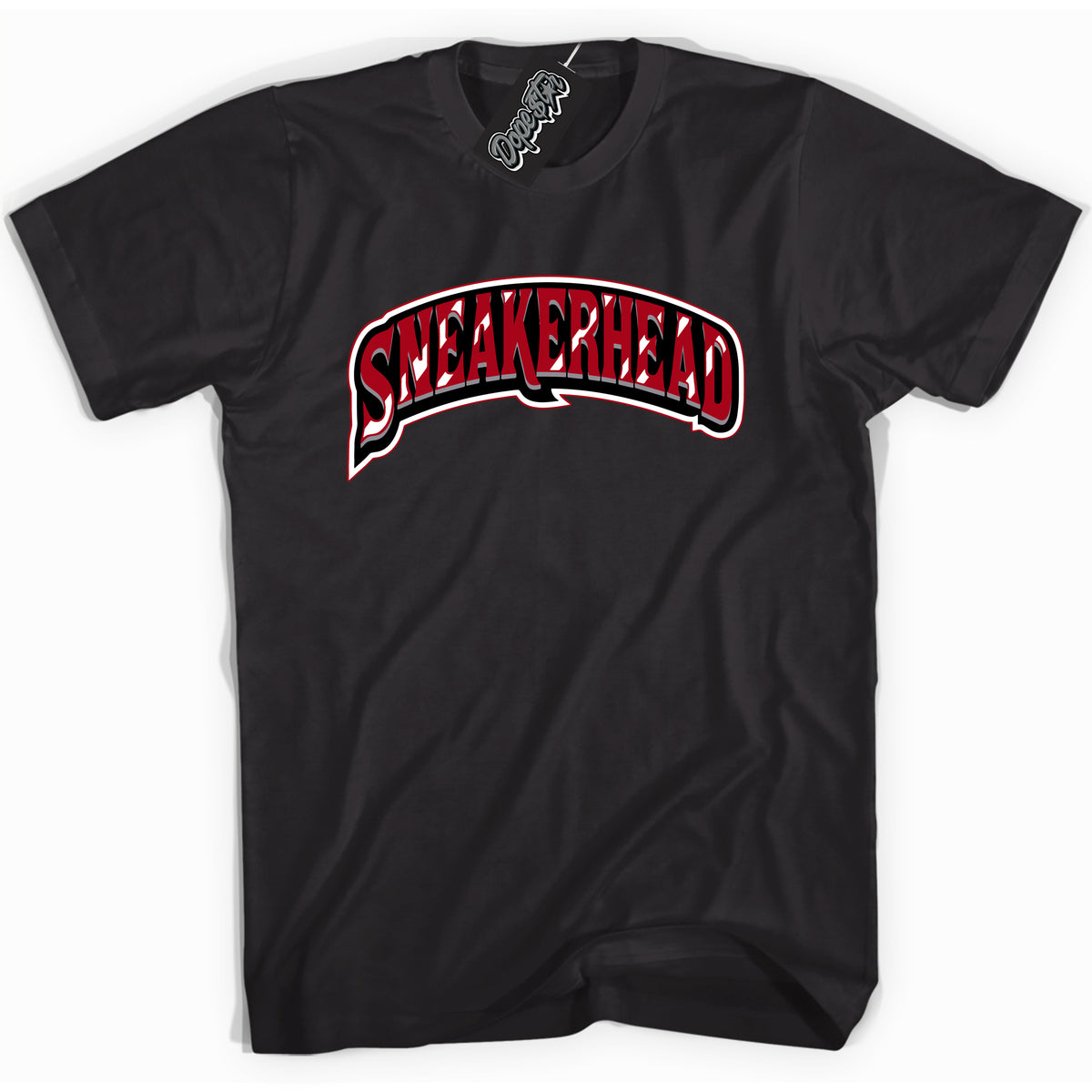 Cool Black Shirt with “ Sneakerhead” design that perfectly matches Bred Reimagined 4s Jordans.