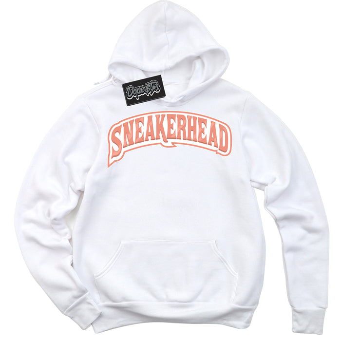 Dunk Low Light Wild Mango 'Sneakerhead' Hoodie – White Streetwear Sweatshirt | Sneaker Matching Hoodie for Dunk Low Light Wild Mango | Urban Fashion for Sneakerhead | Men's & Women's Streetwear Outfit by Sneaker Shirts Outlet.