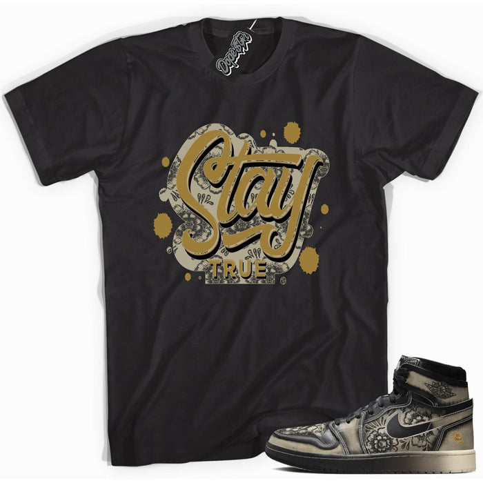 Air Jordan 1 High Zoom Comfort 2 Dia de Muertos Shirt - Stay True - Sneaker Shirts Outlet