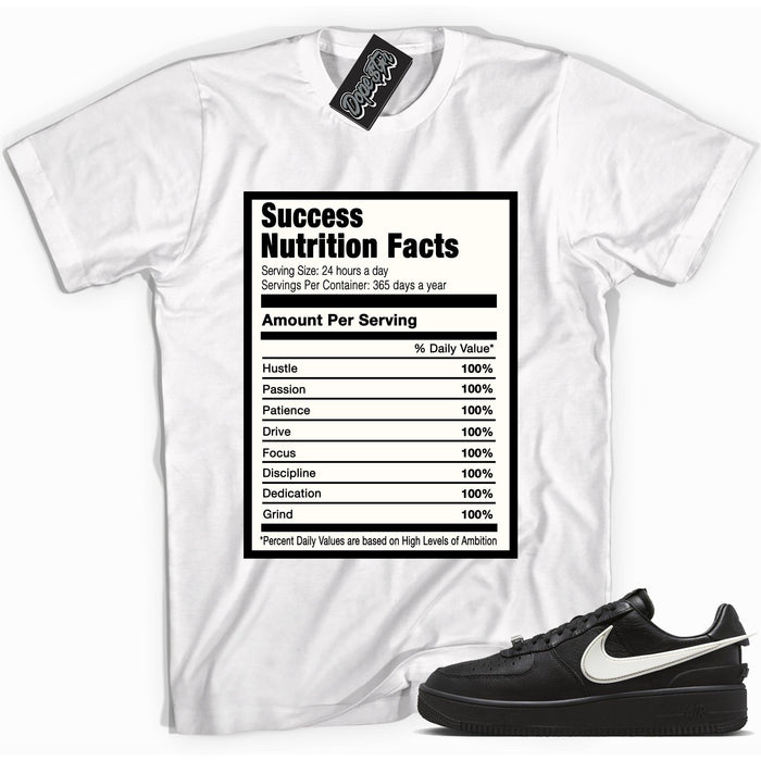 Nike Air Force 1 Low Ambush Phantom Black Shirt - Success Nutrition Facts - Sneaker Shirts Outlet
