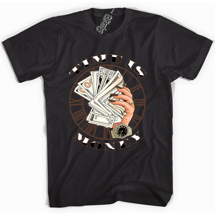 Cool Black graphic tee with “ Time Is Money ” design, that perfectly matches Palomino 1s sneakers 