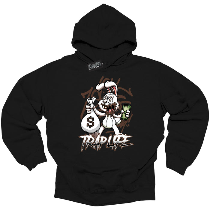 Cool Black Graphic Dope`Star Hoodie with “ Trap Rabbit “ print, that perfectly matches Palomino 1s sneakers