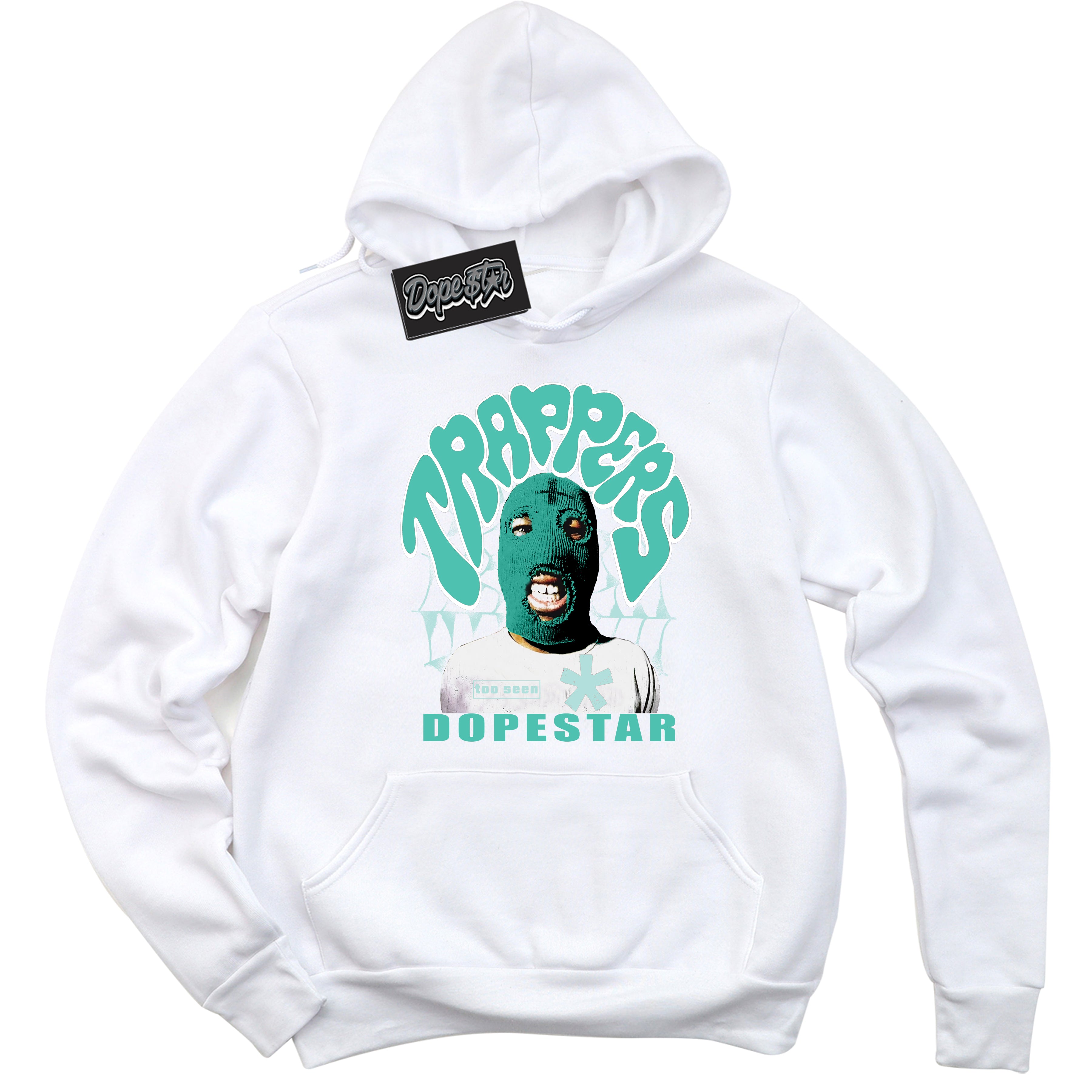 Washed Teal 1s Sneaker Hoodie Trappers Graphic