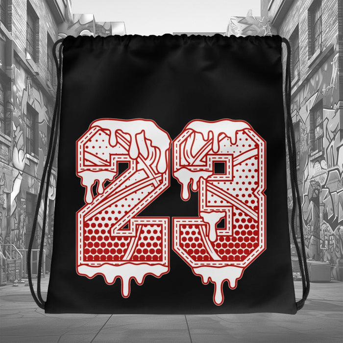 Amazing Black 23 Ball Drawstring Bag Air Jordan 11 Cherry photo