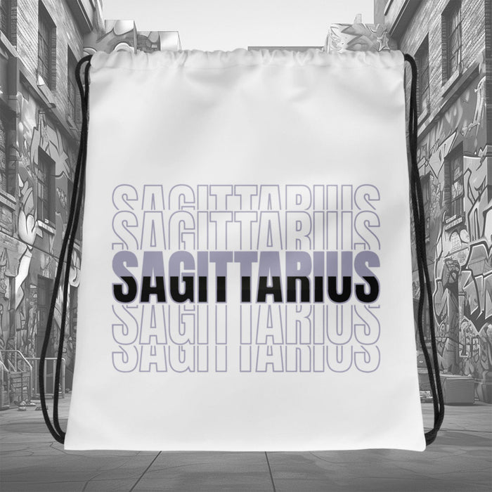 Amazing White Sagittarius Drawstring Bag Air Jordan 8 Winterized photo.