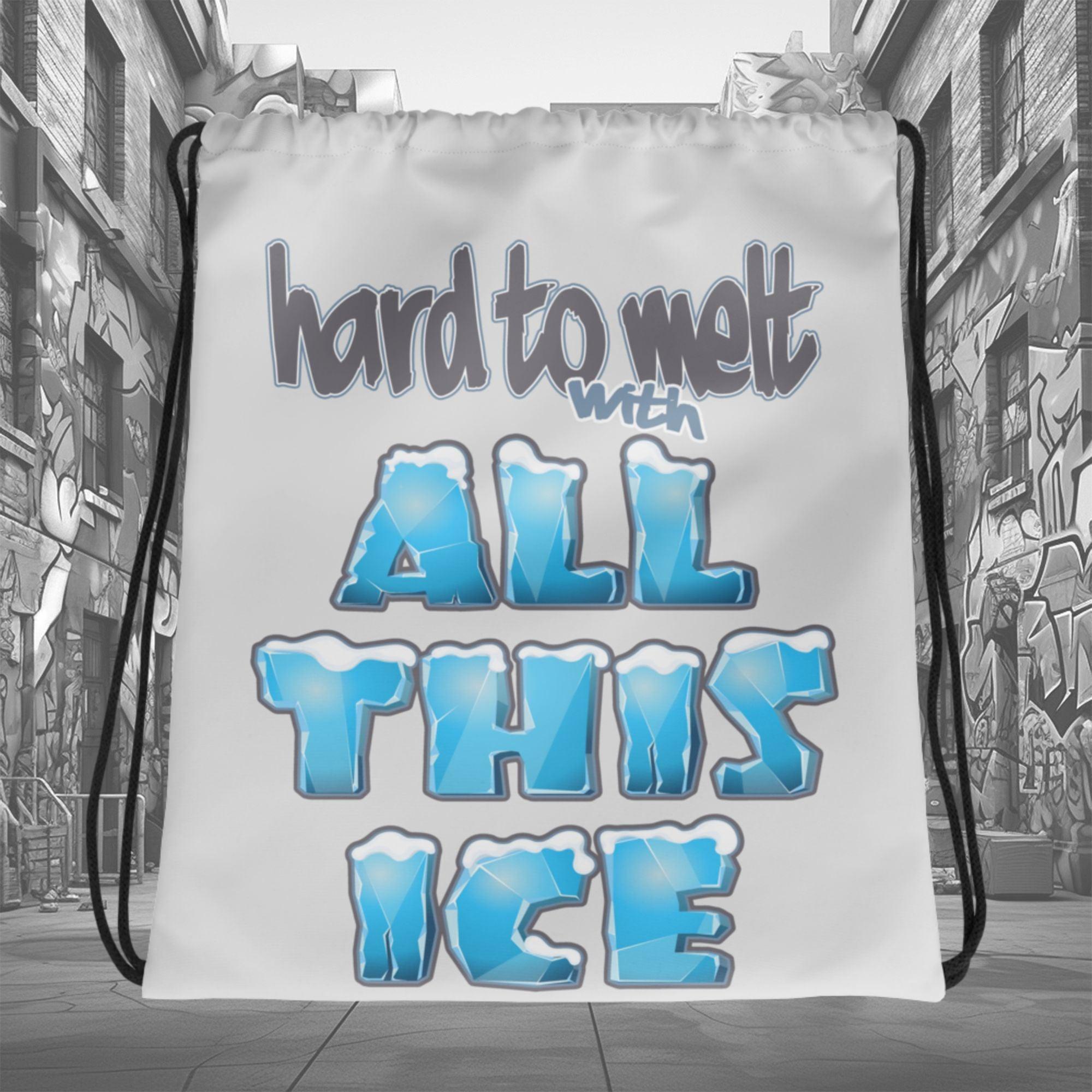 Amazing Whisper Grey All This Ice Drawstring Bag Air Jordan 11 Retro Low Cement Grey photo.