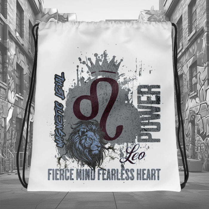 Amazing White LEO Drawstring Bag Air Jordan Burgundy 5 2023 photo.
