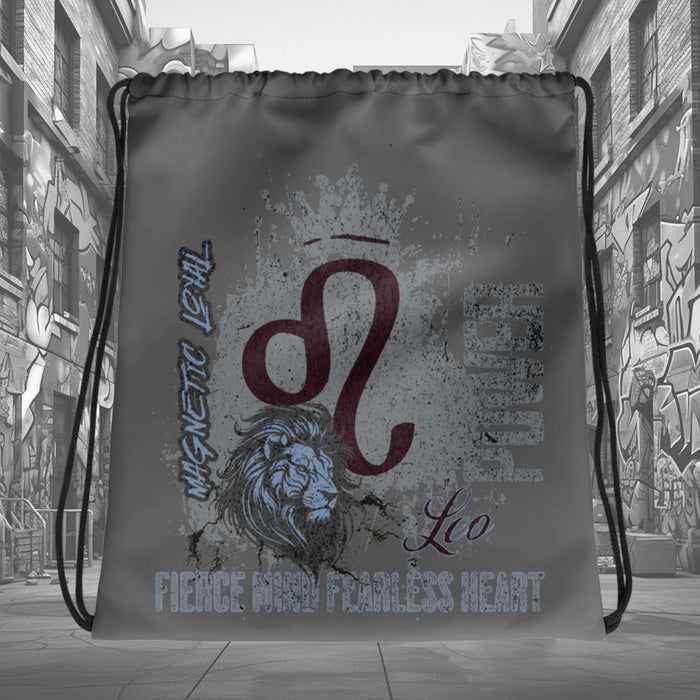 Amazing Grey LEO Drawstring Bag Air Jordan Burgundy 5 2023 photo.