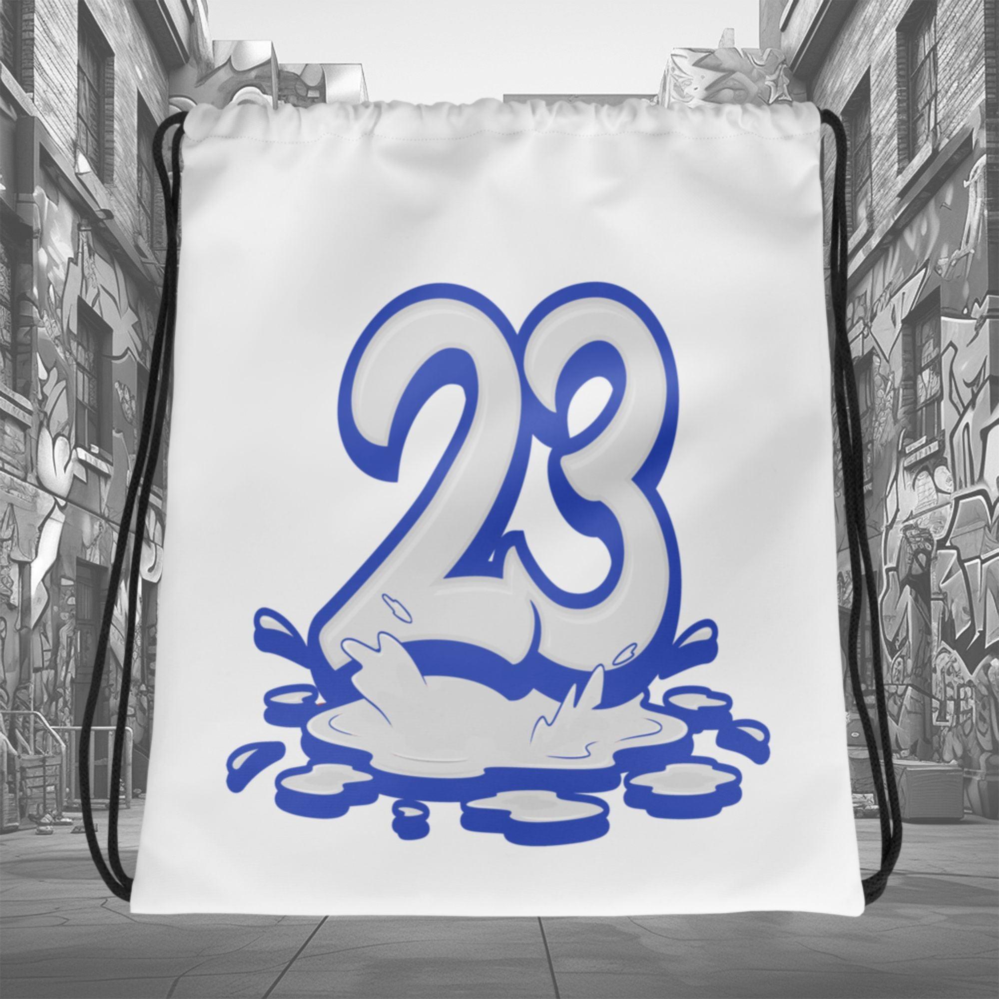 Amazing White 23 Melting Drawstring Bag Nike Dunk Disrupt 2 Hyper Royal photo