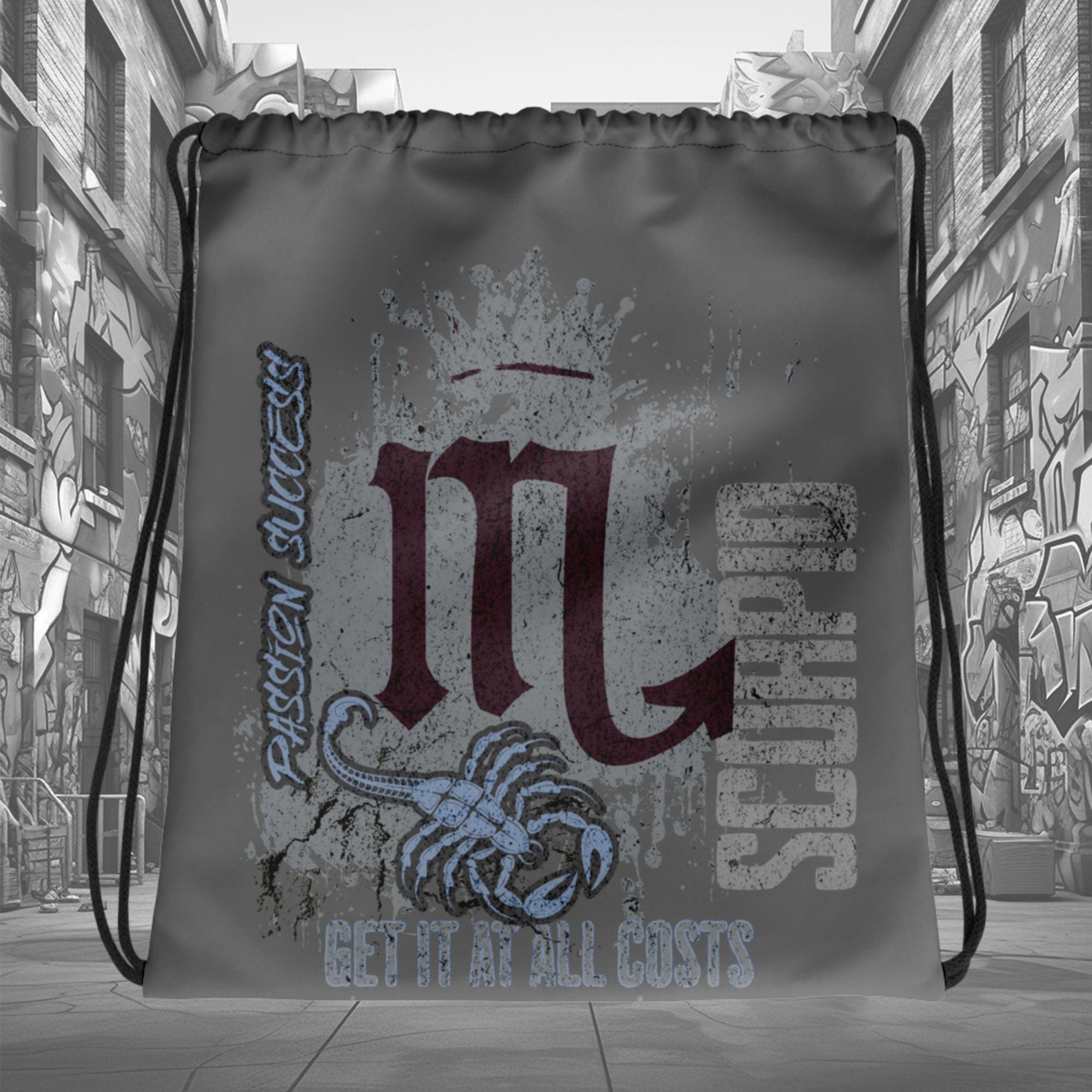 Amazing Grey Scorpio Drawstring Bag Air Jordan Burgundy 5 2023 photo.