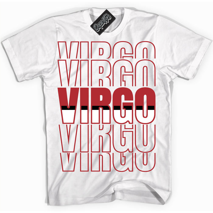 Cool White graphic tee with “ Virgo ” print, that perfectly matches Lost And Found 1s sneakers 
