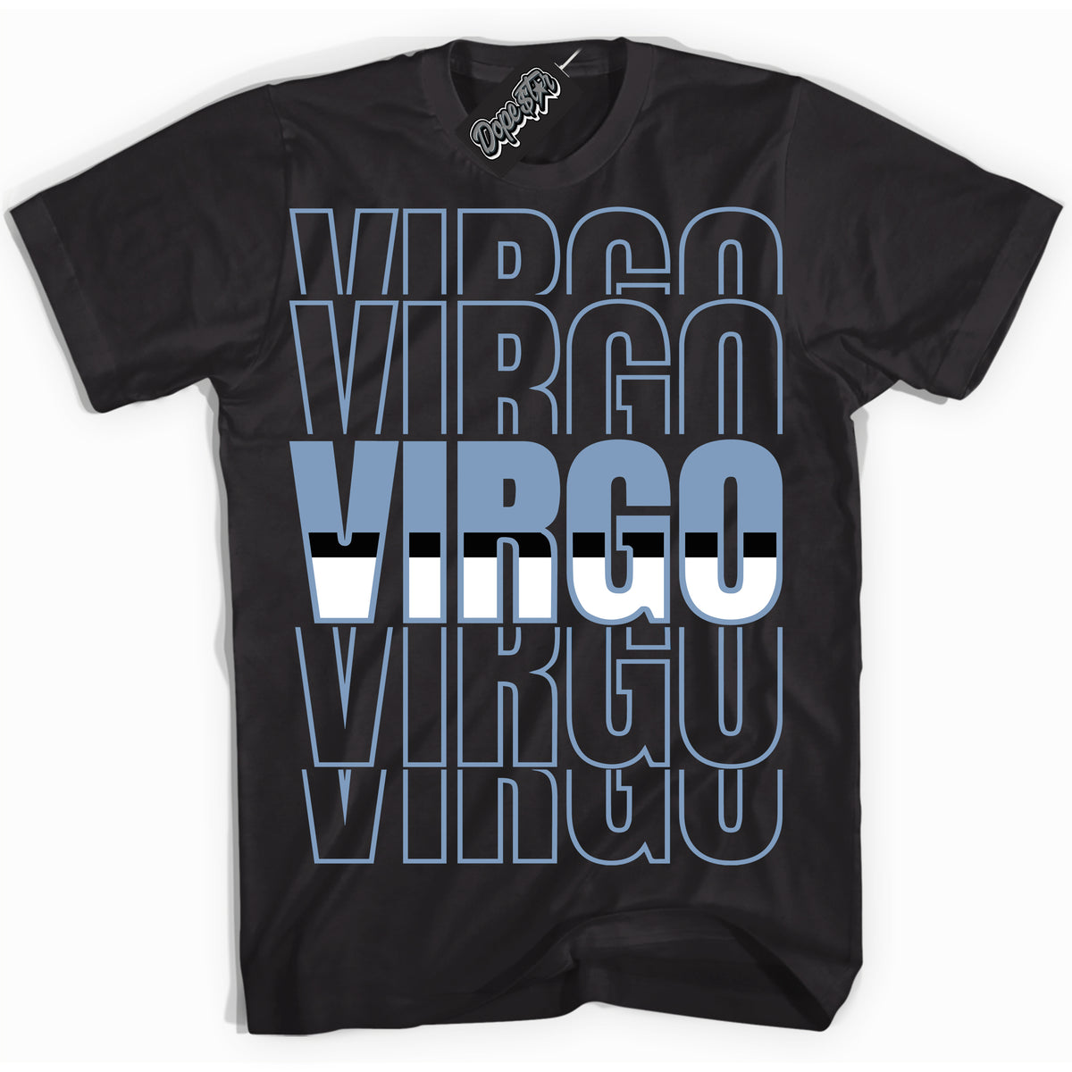 Cool Black Shirt with “ Virgo” design that perfectly matches Reverse Oreo 6s Sneakers.