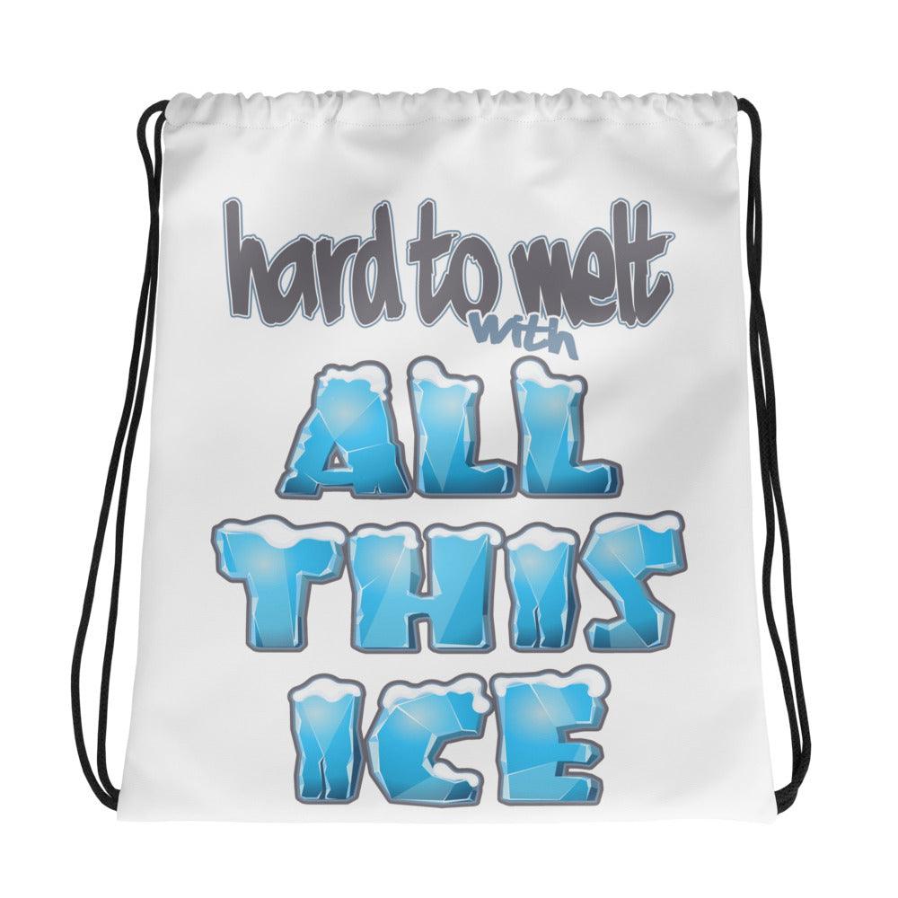 Amazing White All This Ice Drawstring Bag Air Jordan 11 Retro  Low Cement Grey photo.