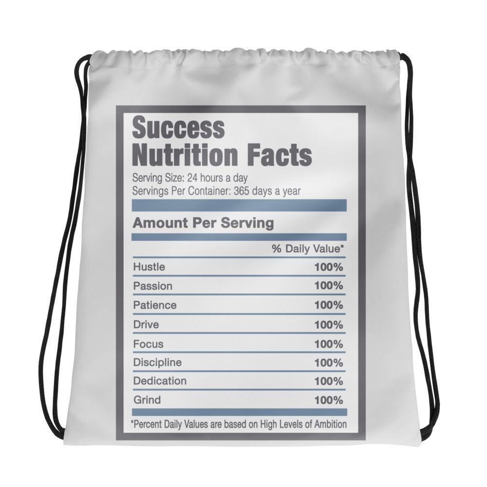 Amazing Whisper Grey Success Nutrition Drawstring Bag Air Jordan 11 Retro Low Cement Grey photo.