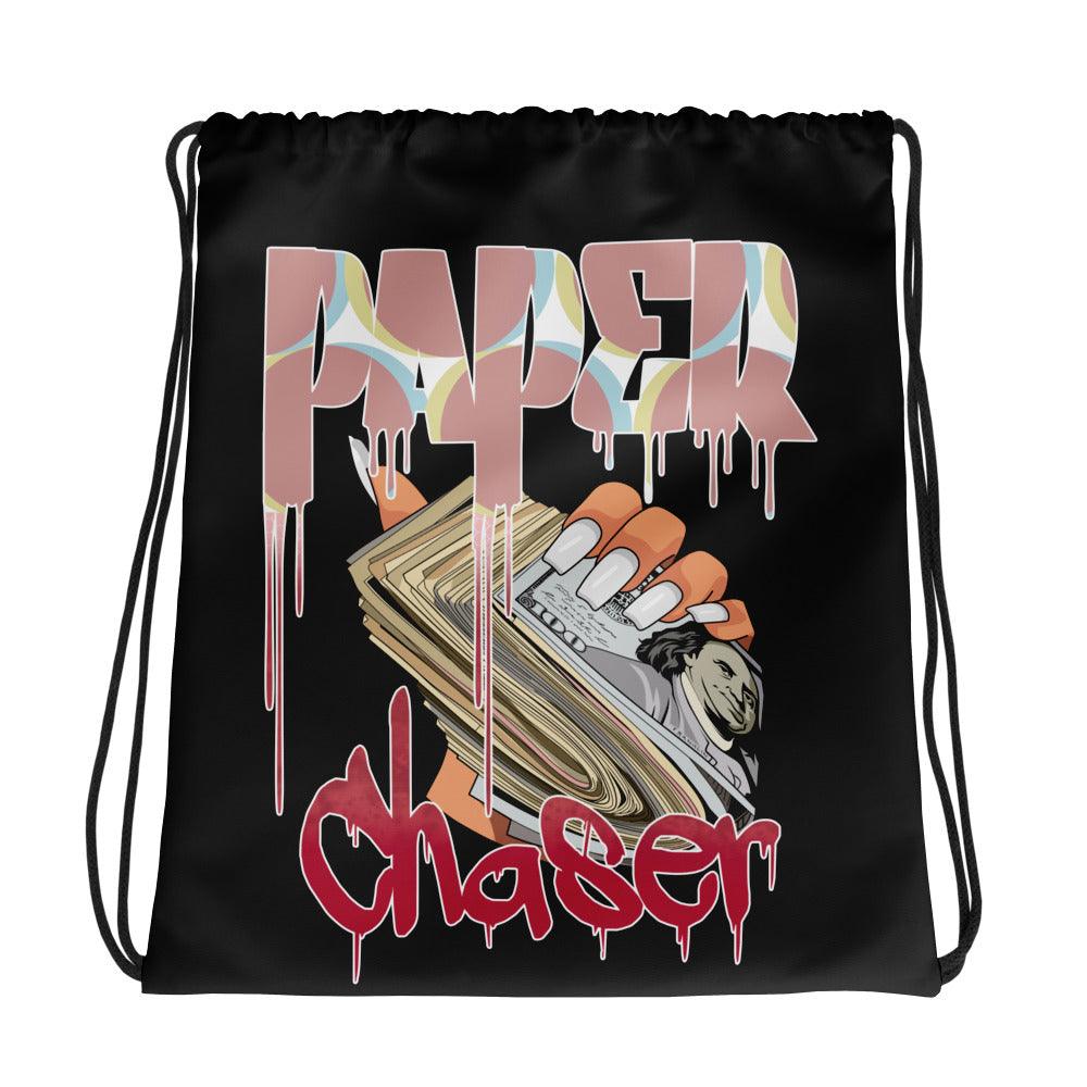 Amazing Black Paper Chaser Drawstring Bag AIR JORDAN 1 Retro High OG NEXT CHAPTER SPIDER-VERSE photo.