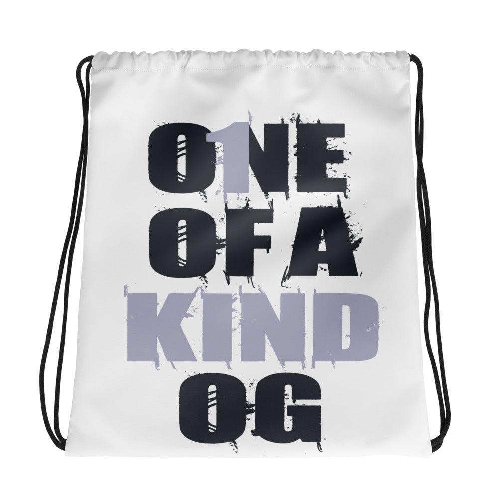 Amazing White One Of A Kind OG Drawstring Bag Air Jordan 8 Winterized photo.
