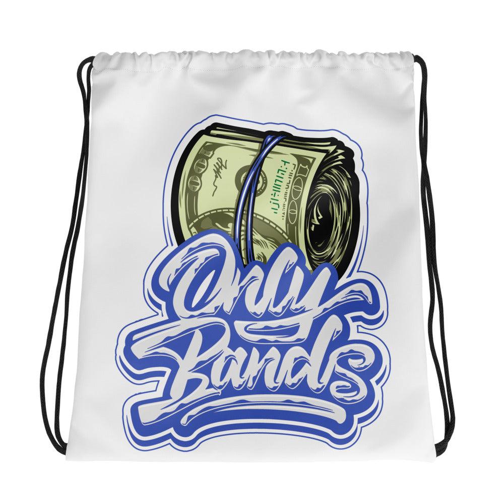 Amazing White Only Bands Drawstring Bag Nike Dunk Disrupt 2 Hyper Royal photo.