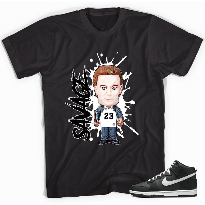 Dunk High Anthracite White Shirt Savage - Sneaker Shirts Outlet