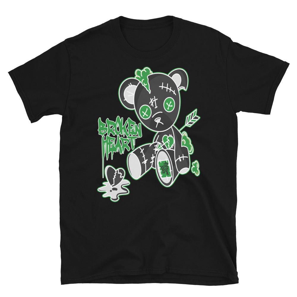 Air Jordan 1 Low Lucky Green Shirt - Broken Heart Bear - Sneaker Shirts Outlet