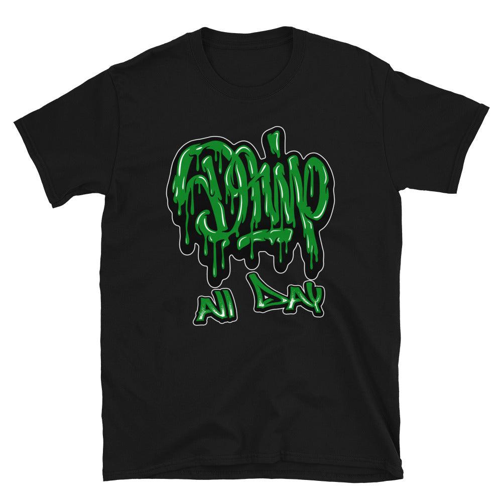 Air Jordan 1 Low Lucky Green Shirt - Drip All Day - Sneaker Shirts Outlet