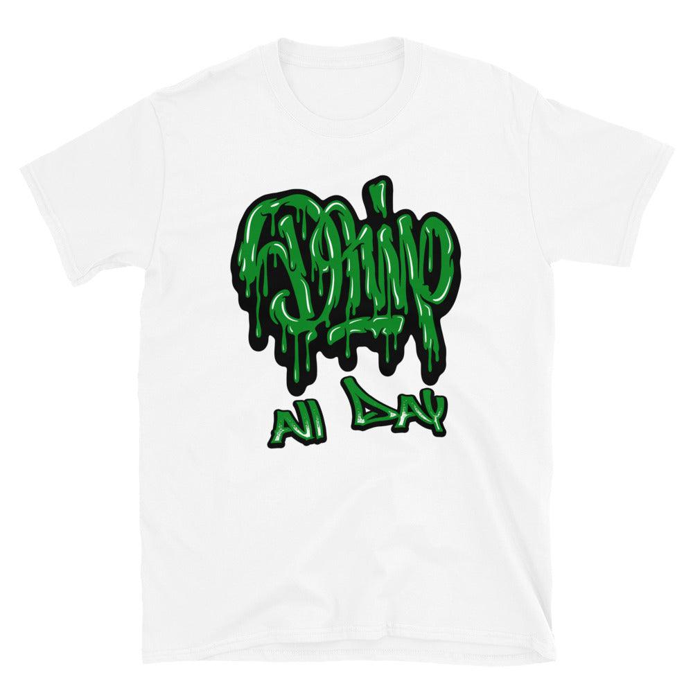 Air Jordan 1 Low Lucky Green Shirt - Drip All Day - Sneaker Shirts Outlet