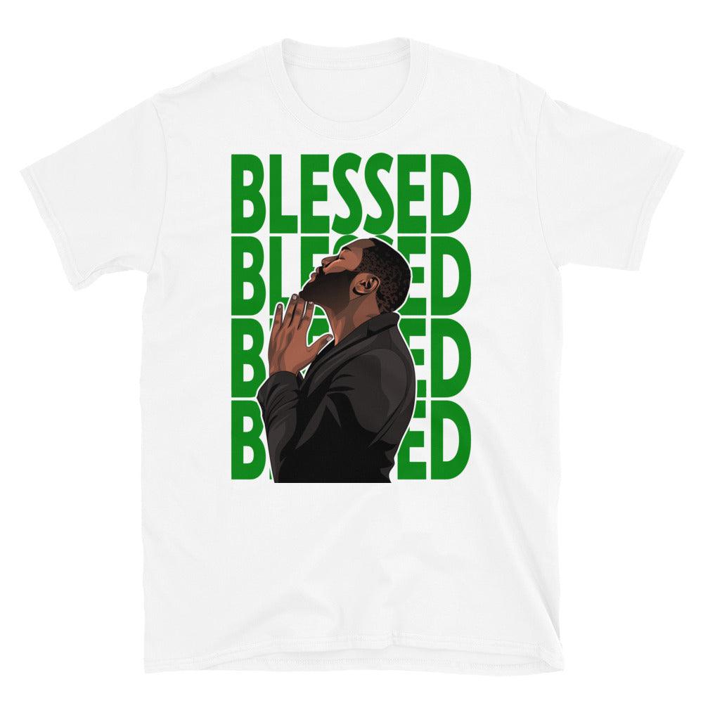 Air Jordan 1 Low Lucky Green Shirt - God Blessed - Sneaker Shirts Outlet