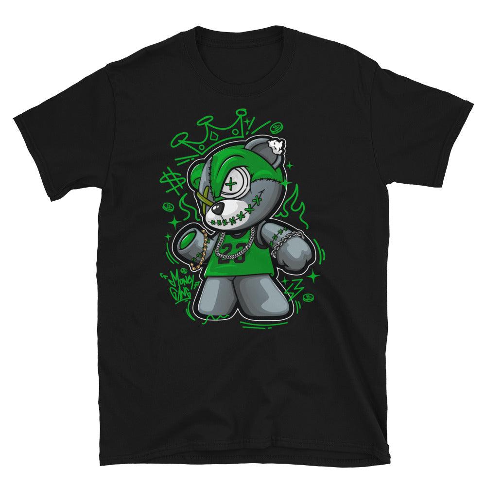 Air Jordan 1 Low Lucky Green Shirt - Money Gang Bear - Sneaker Shirts Outlet