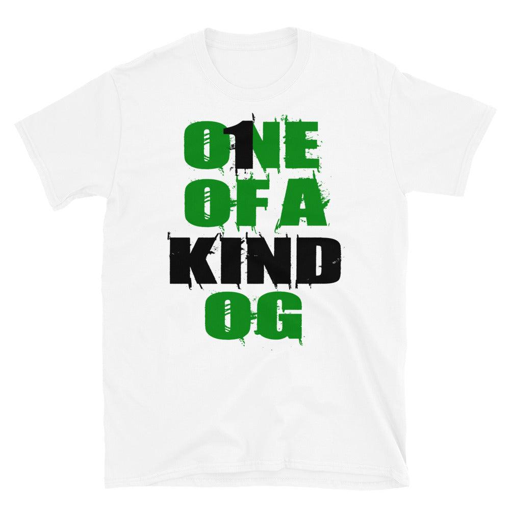 Air Jordan 1 Low Lucky Green Shirt - One Of A Kind (White) - Sneaker Shirts Outlet