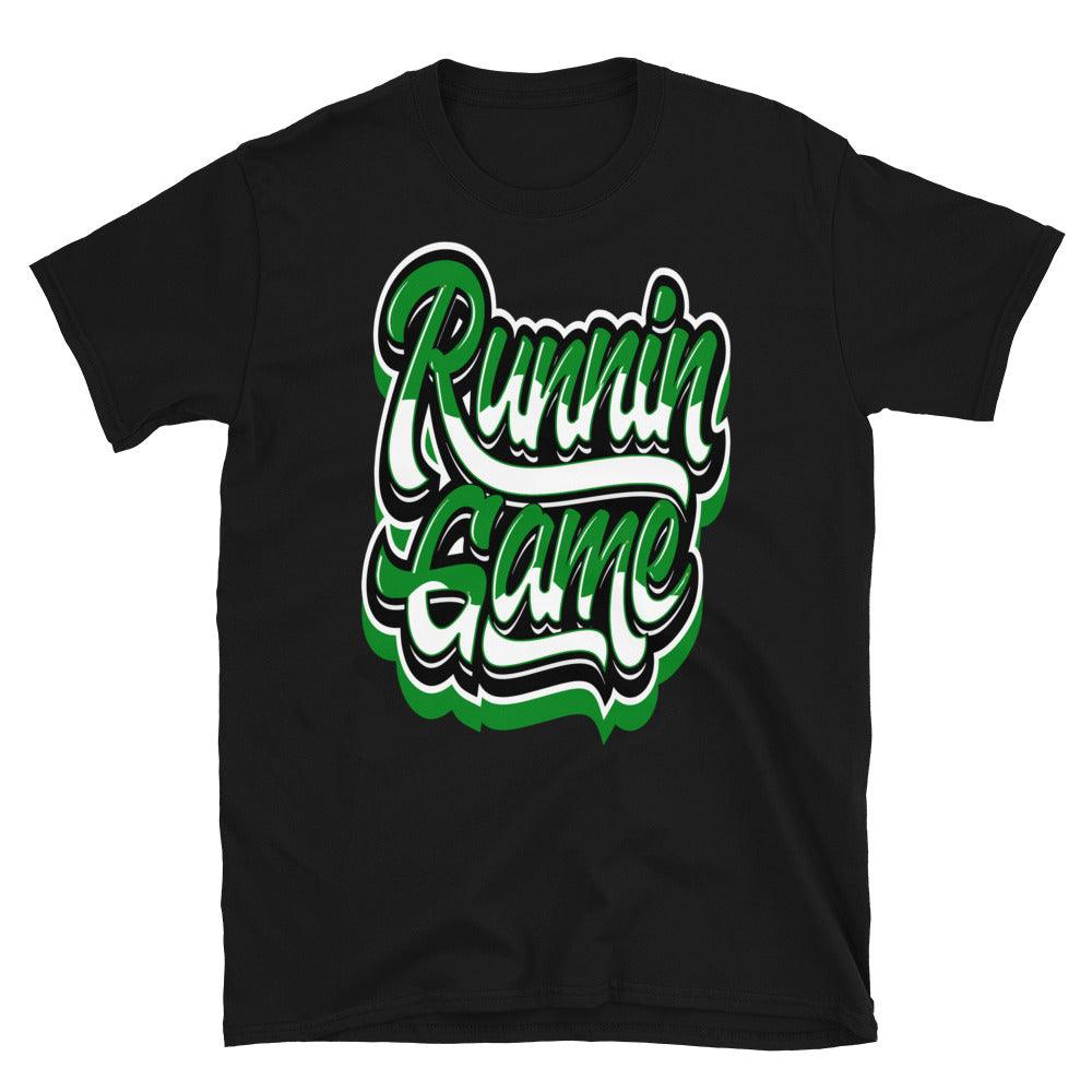 Air Jordan 1 Low Lucky Green Shirt - Running Game - Sneaker Shirts Outlet