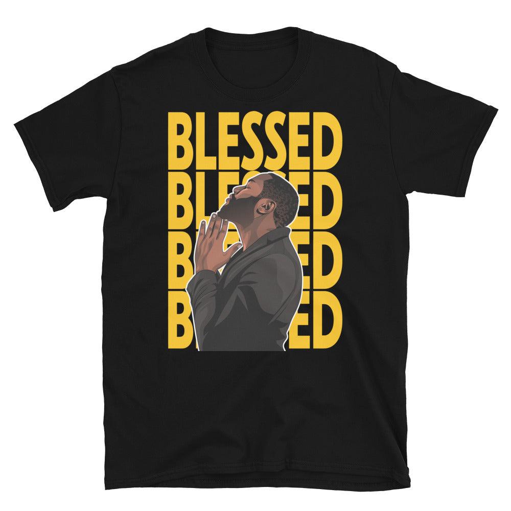 Air Jordan 11 Low Yellow Snakeskin - God Blessed - Sneaker Shirts Outlet