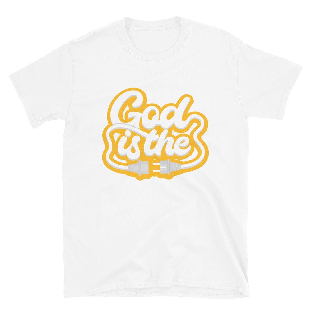 Air Jordan 11 Low Yellow Snakeskin - God Is The Plug - Sneaker Shirts Outlet