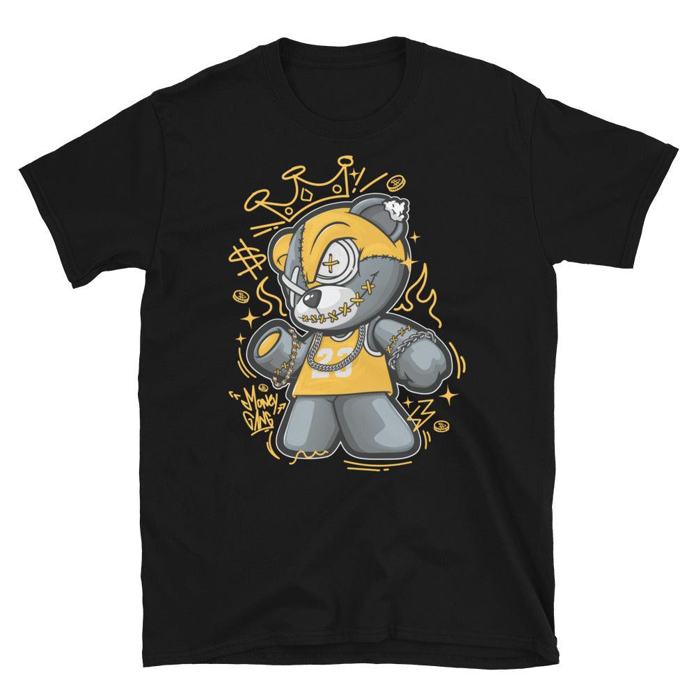 Air Jordan 11 Retro Low Yellow Snakeskin - Money Gang Bear - Sneaker Shirts Outlet