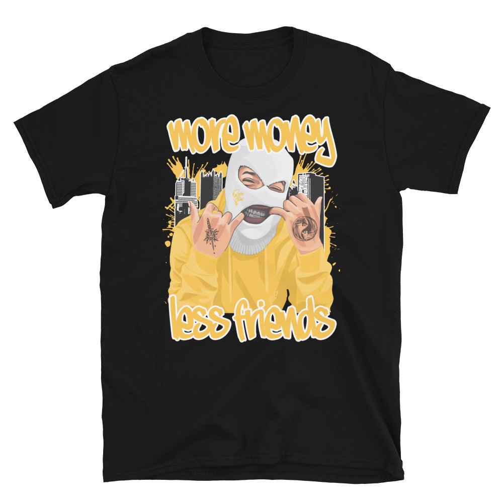 Air Jordan 11 Retro Low Yellow Snakeskin - More Money Less Friends - Sneaker Shirts Outlet