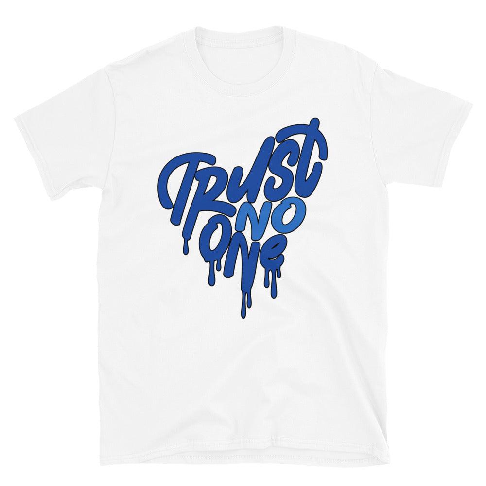 Air Jordan 12 Retro Black Game Royal - Trust No One - Heart - Sneaker Shirts Outlet