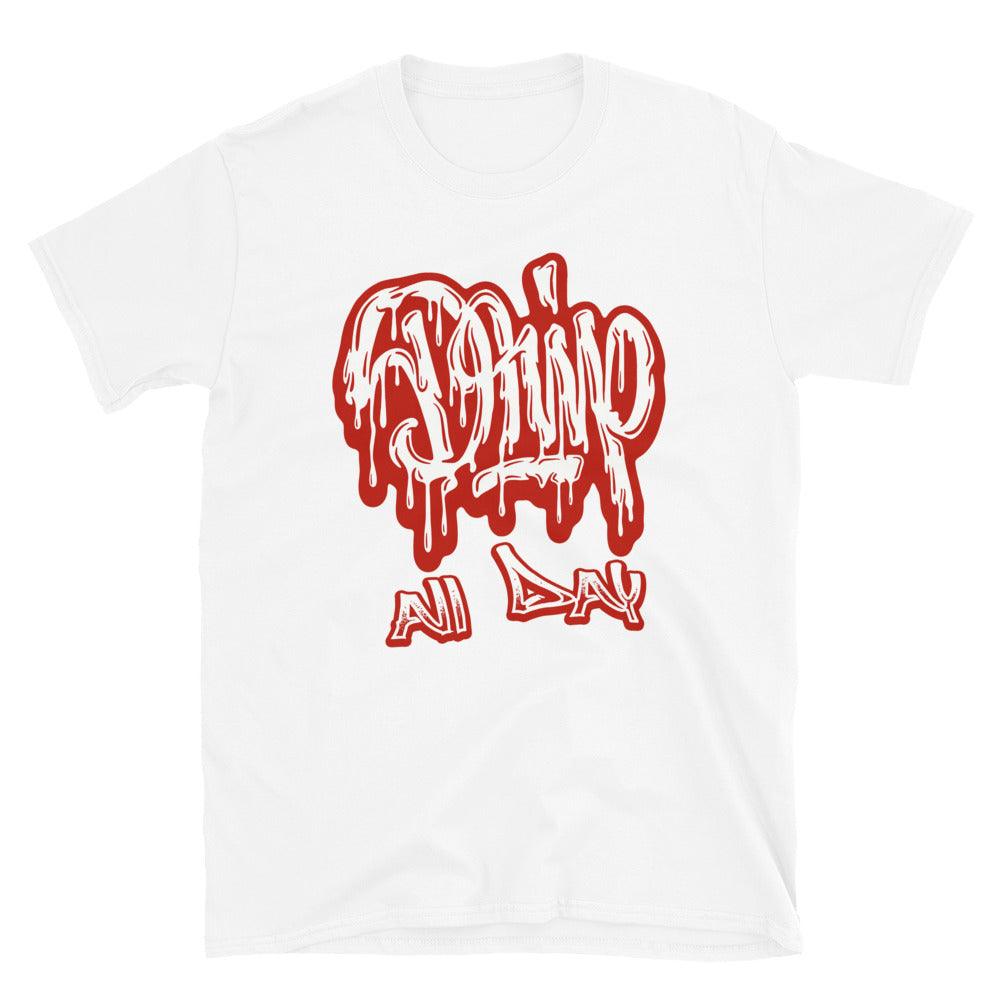 Nike Dunk High White Picante Red - Drip All Day - Sneaker Shirts Outlet