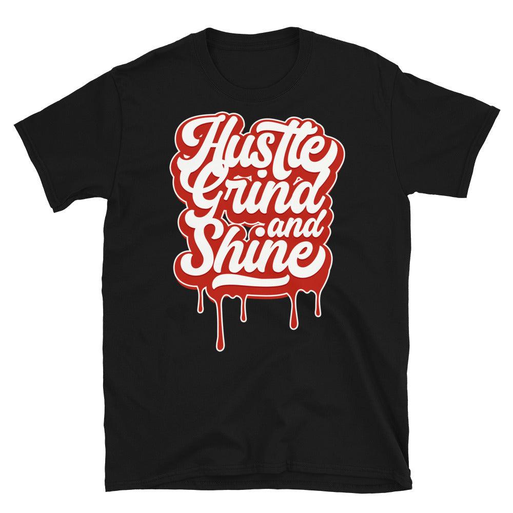 Nike Dunk High White Picante Red - Hustle Grind & Shine - Sneaker Shirts Outlet
