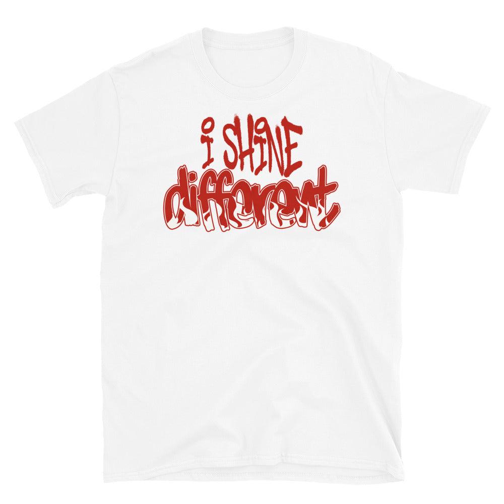 Nike Dunk High White Picante Red - I Shine Different - Sneaker Shirts Outlet