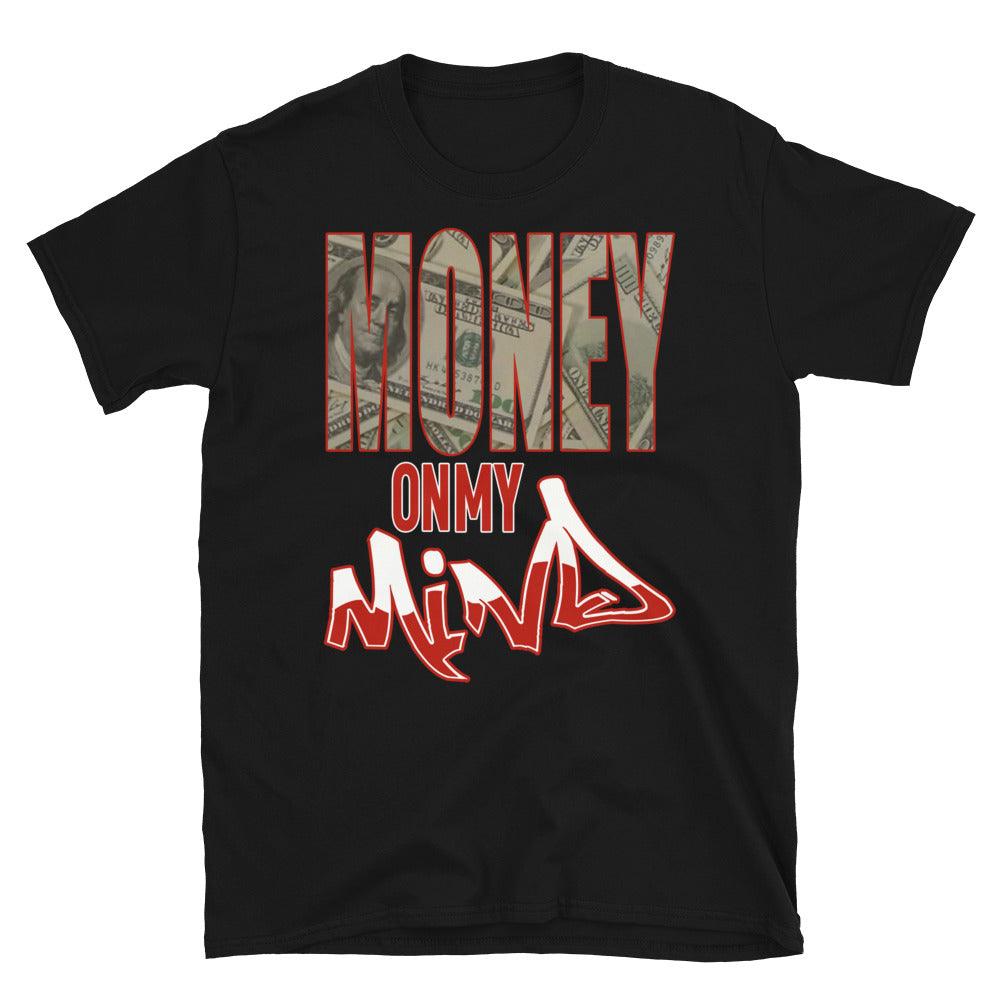 Nike Dunk High White Picante Red - Money On My Mind - Sneaker Shirts Outlet