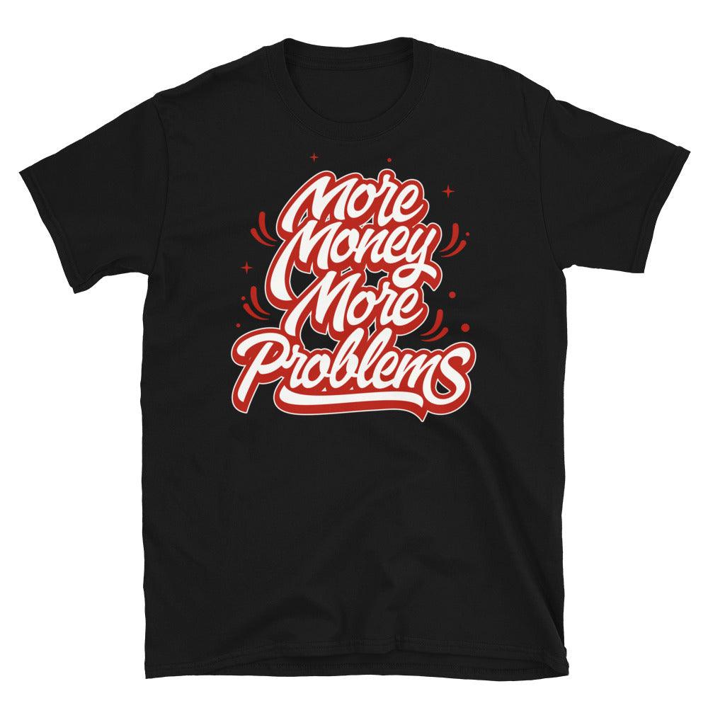 Nike Dunk High White Picante Red - More Money More Problems - Sneaker Shirts Outlet
