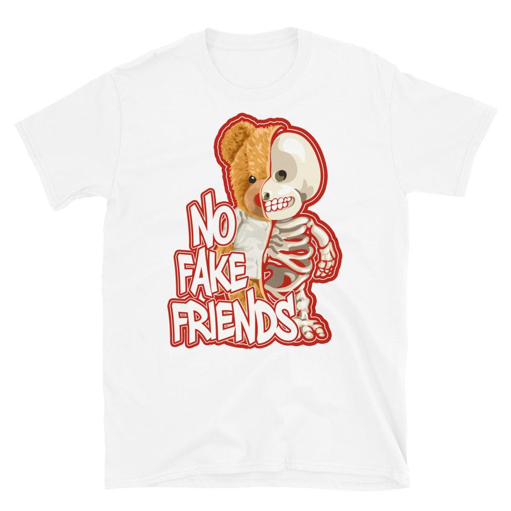 Nike Dunk High White Picante Red - No Fake Friends - Sneaker Shirts Outlet