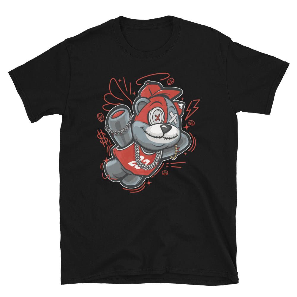 Nike Dunk High White Picante Red - Slam Dunk Bear - Sneaker Shirts Outlet