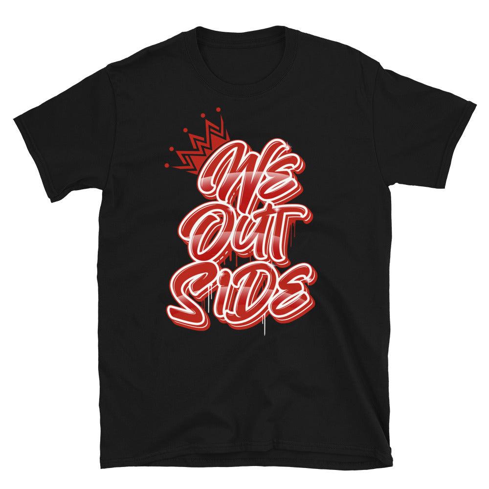 Nike Dunk High White Picante Red - We Outside - Sneaker Shirts Outlet