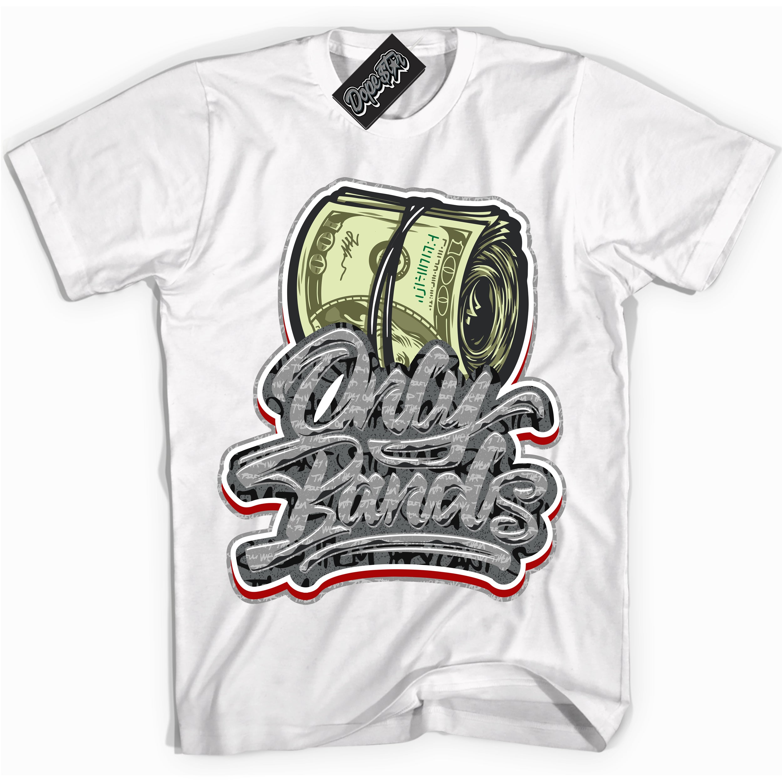 Cool White Shirt with “ Only Bands ” design that perfectly matches Rebellionaire 1s Sneakers.